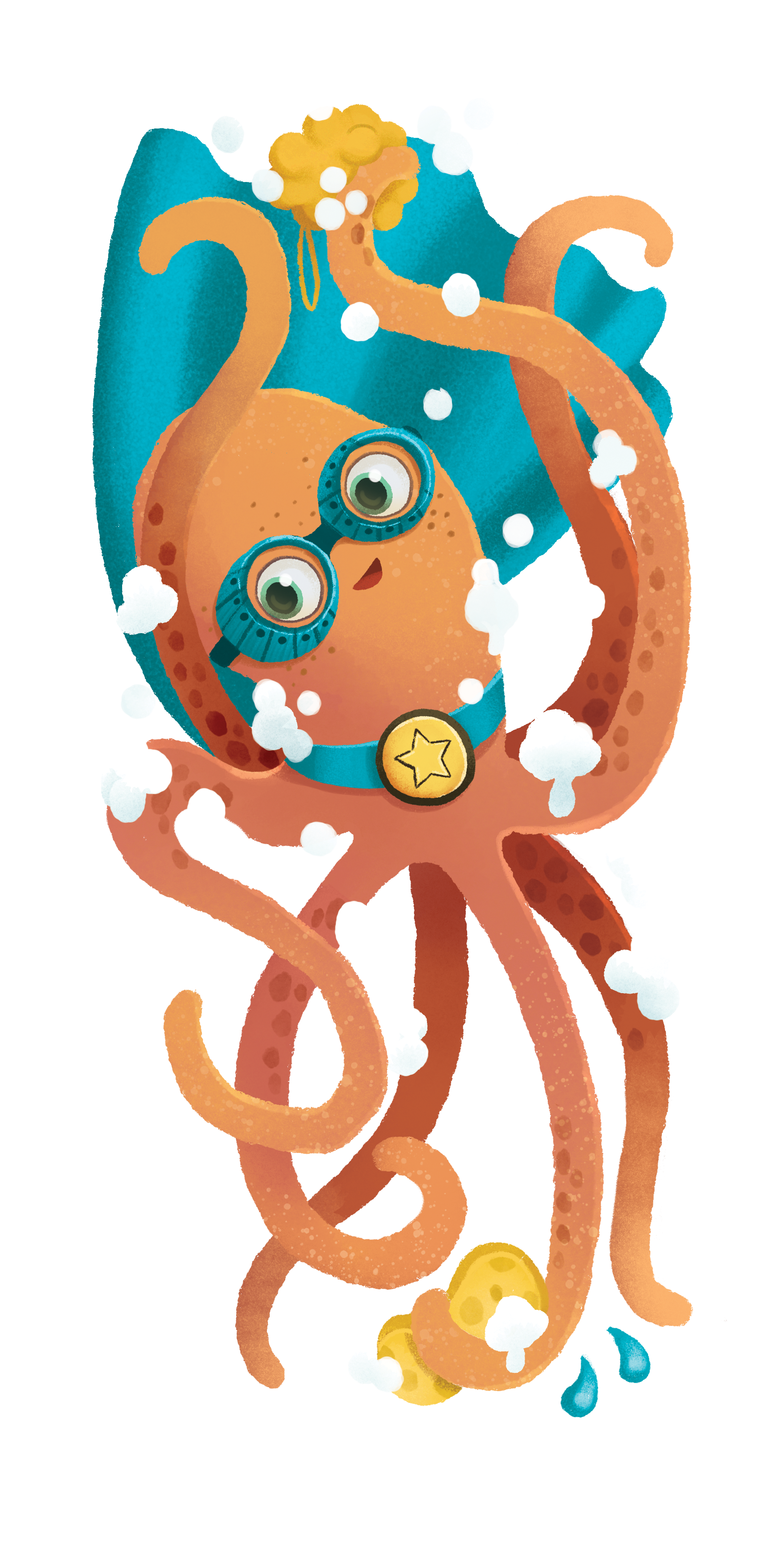 Inky the Octopus – Bubble Bath & Wash