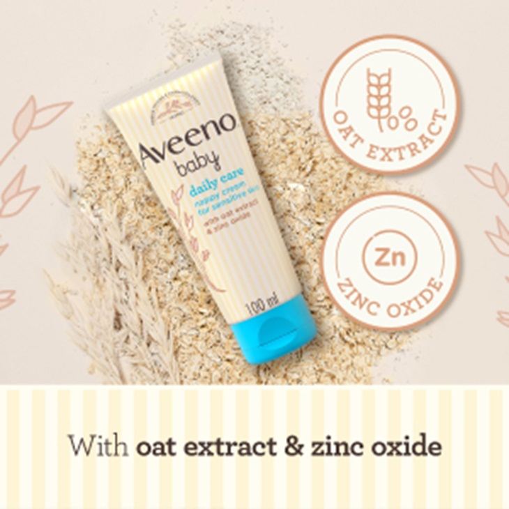 with oat extract & zinc oxide