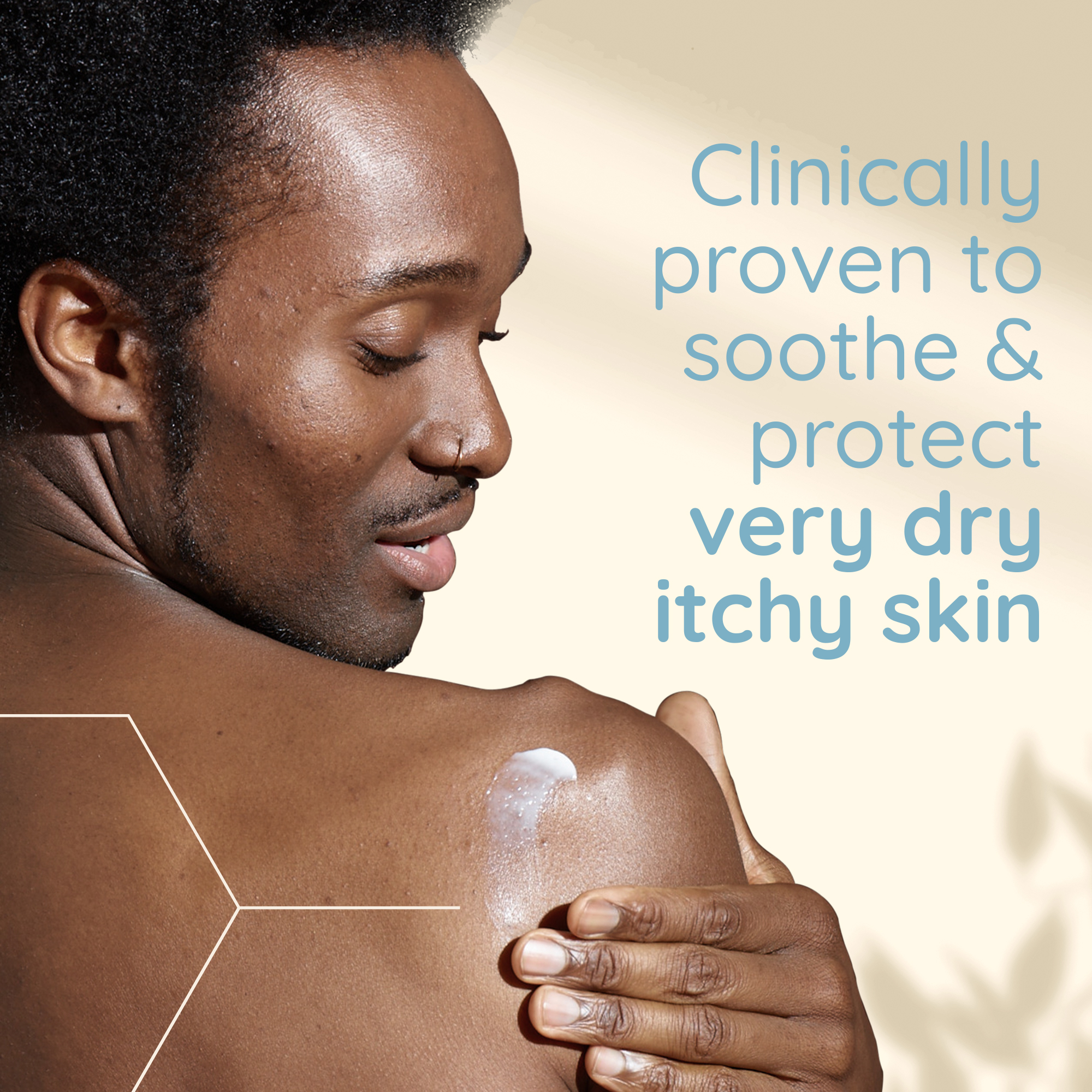 clinically proven to soothe and protect very dry itchy skin