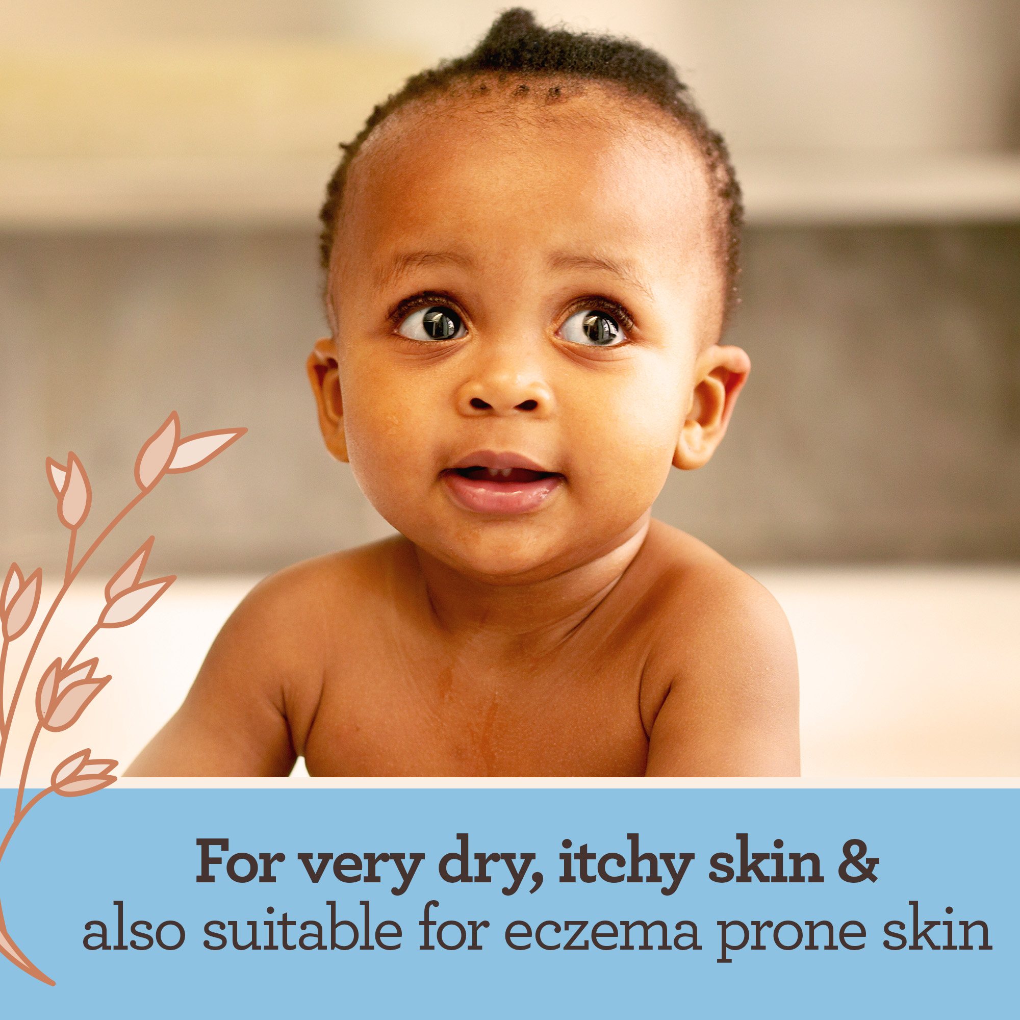 AVEENO® BABY DERMEXA GOOD NIGHT EMOLLIENT BALM FOR VERY DRY, ITCHY SKIN & ALSO SUITABLE FOR ECZEMA PRONE SKIN