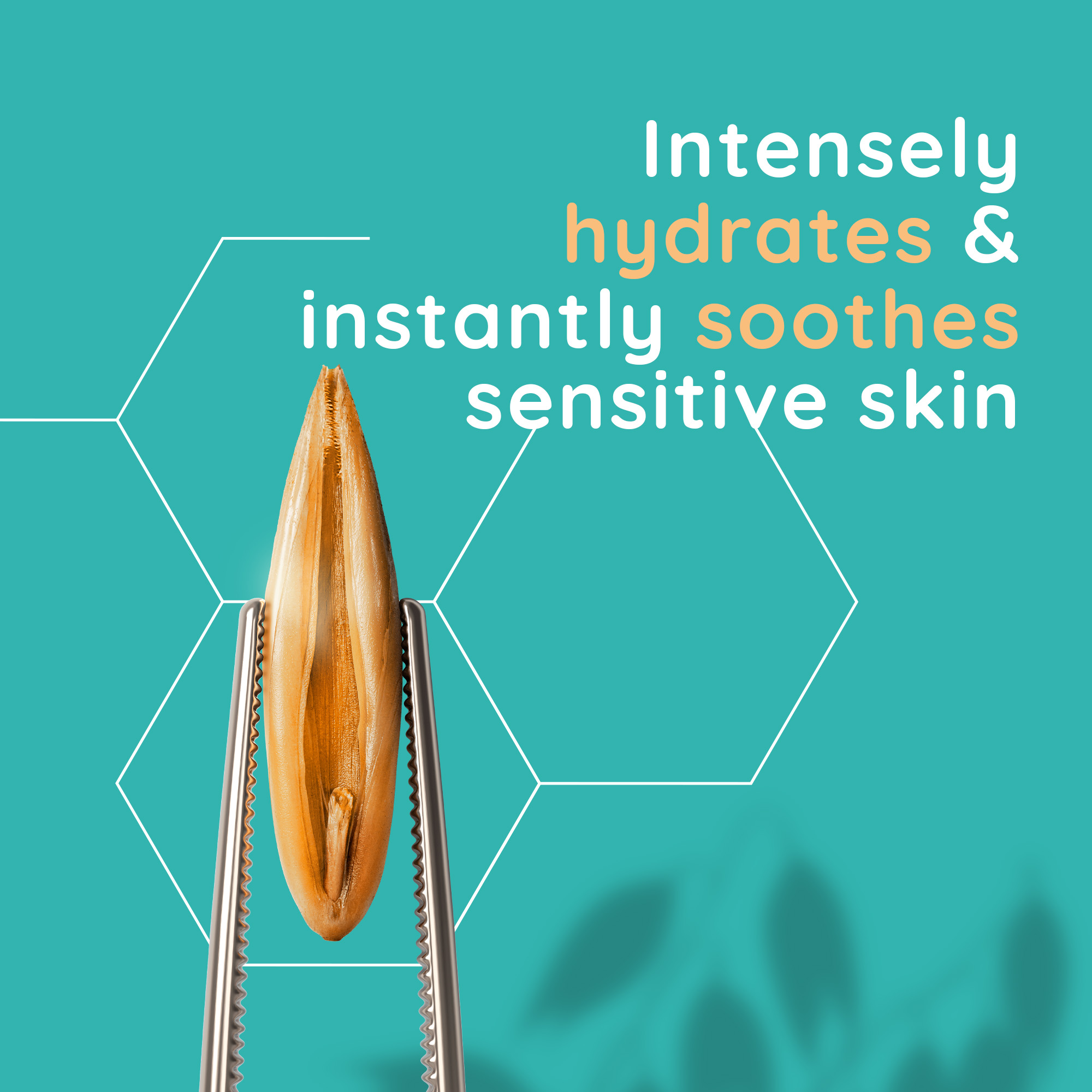 intensely hydrates & instantly soothes sensitive skin