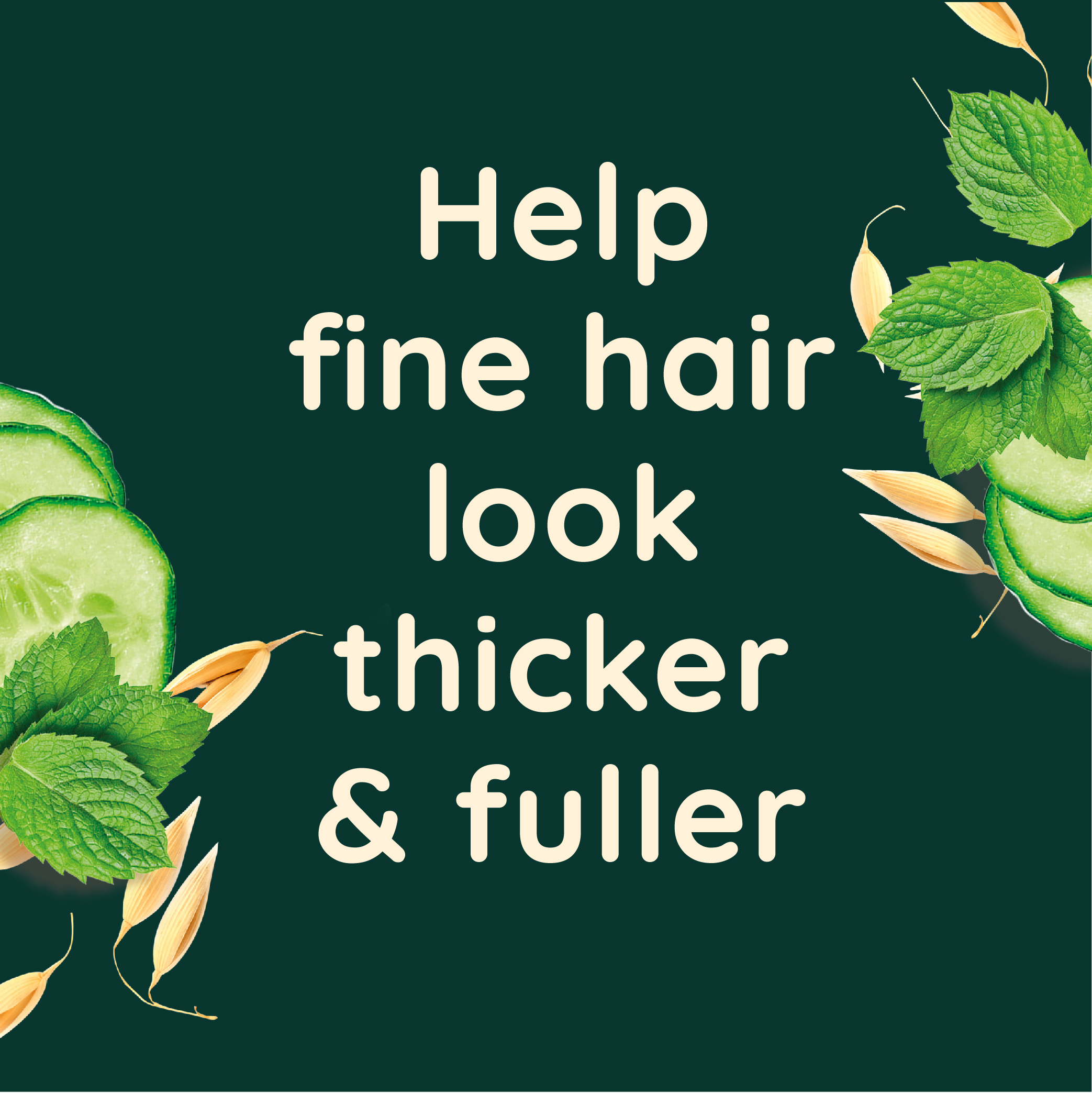 Help fine hair look thicker & fuller