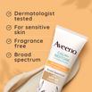 dermatologist tested for sensitive skin, with broad sprectrum and fragrance free