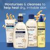 moisturises & cleases to help heal dry, irritable skin