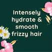 Intensely hydrate & smooth frizzy hair