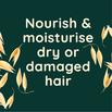 Nourish & moisturise dry or damaged hair