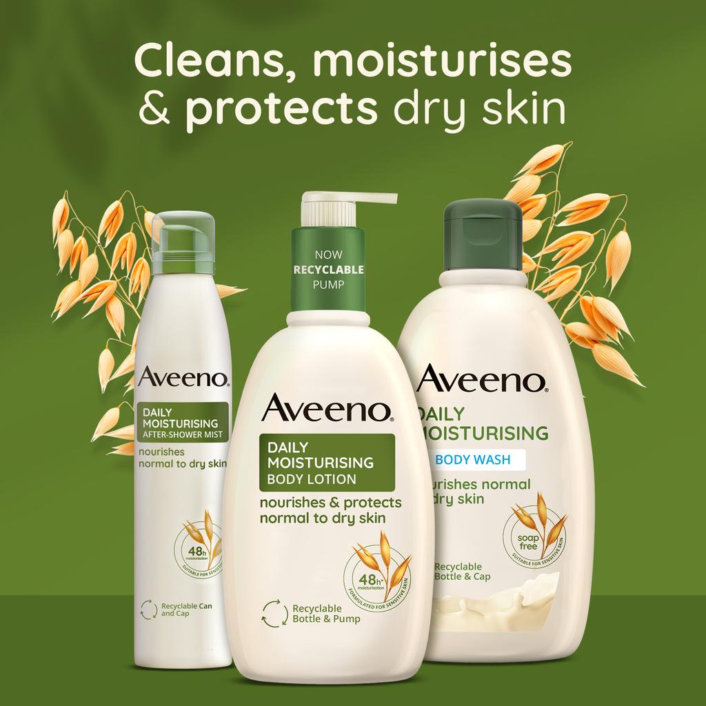 cleanse, moisturise and protect dry skin