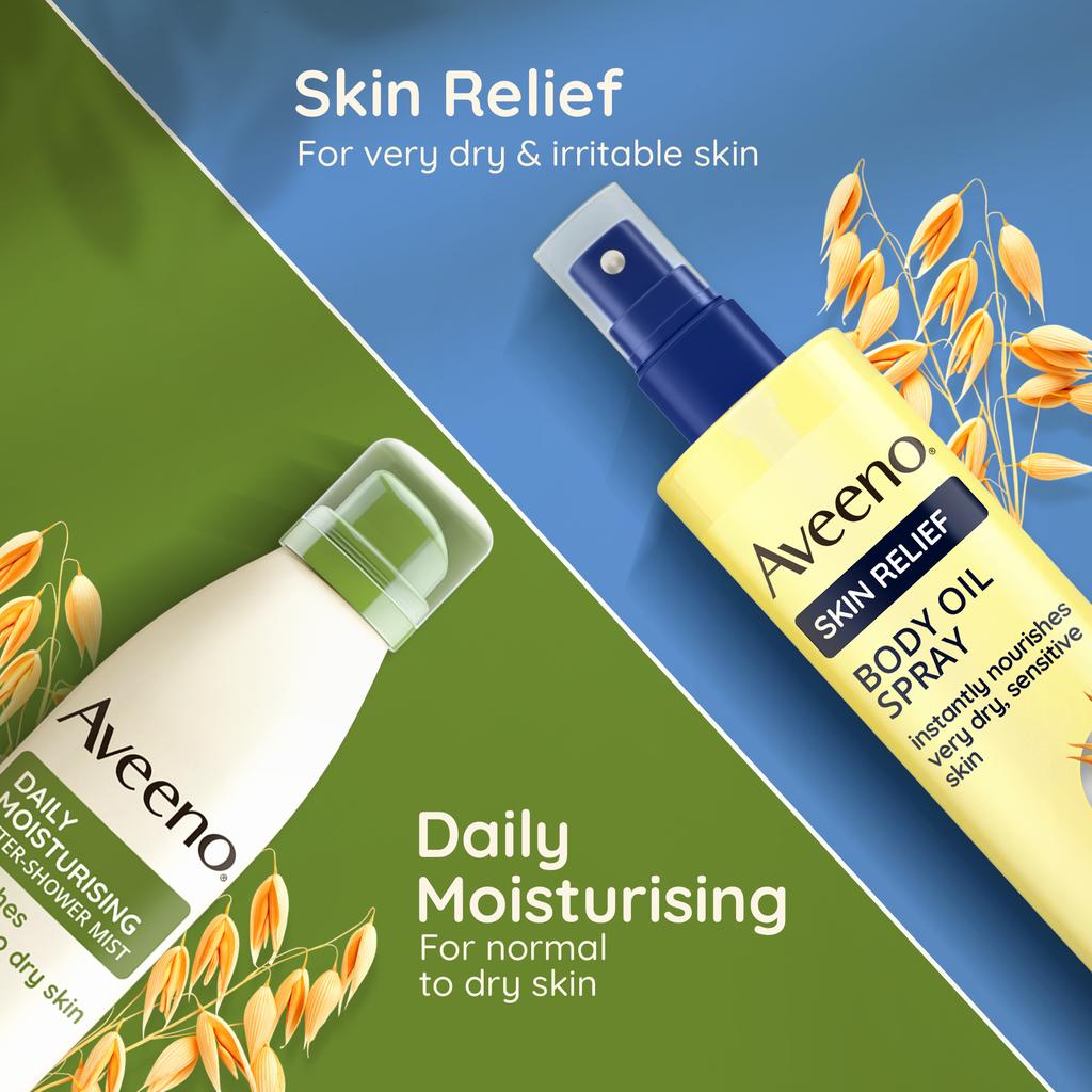 daily moisturising for normal to dry skin and skin relief for very dry & irritable skin