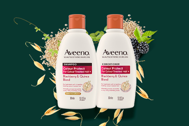 Prevent damage and fade on colour treated hair with Blackberry & Quinoa